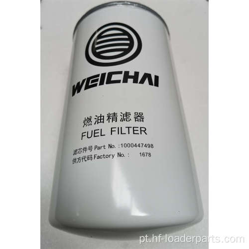 Filtro de combustível do motor Weichai 1000447498 410800080092